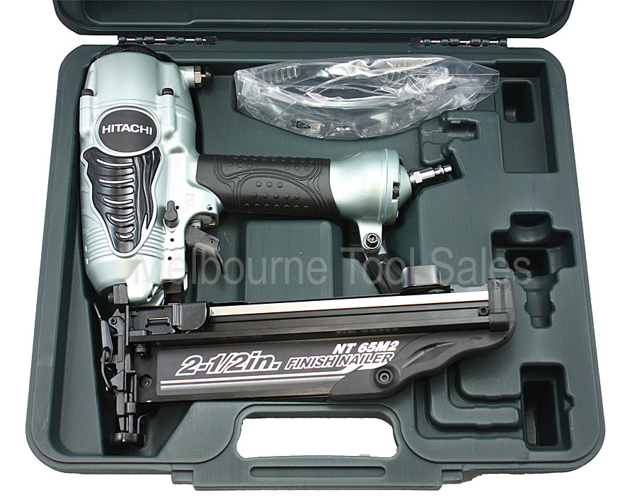 Hitachi NT65M2 65mm (2 1/2") 16 Gauge Straight Finish Brad Nailer Nail Gun