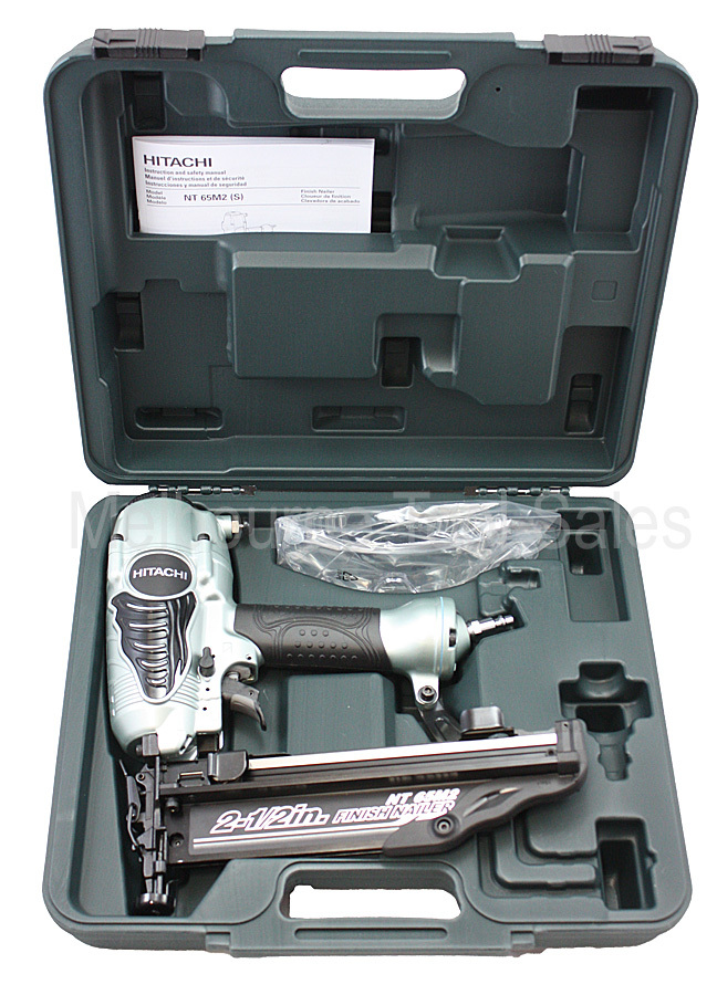 Hitachi NT65M2 65mm (2 1/2") 16 Gauge Straight Finish Brad Nailer Nail Gun