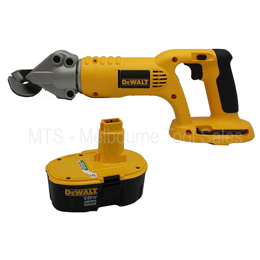 Dewalt DC495 18v Xrp Nano Cordless Swivel Head Metal Shears With DC9096