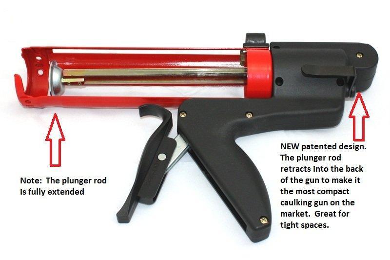 Sealing Caulking Silicon Gun Compact Plungerless Design Unbranded