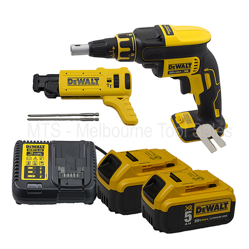 Dewalt DCF620 18v / 20v Xr Cordless Drywall Auto Feed Screw Gun Kit
