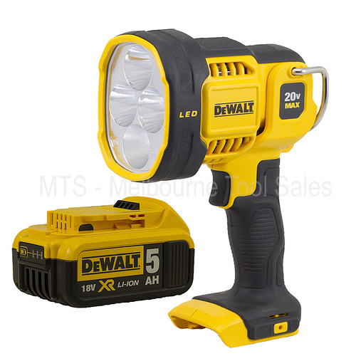 Dewalt Dcl043 Cordless 18V / 20V Max Led Spotlight Torch Lantern With Dcb184