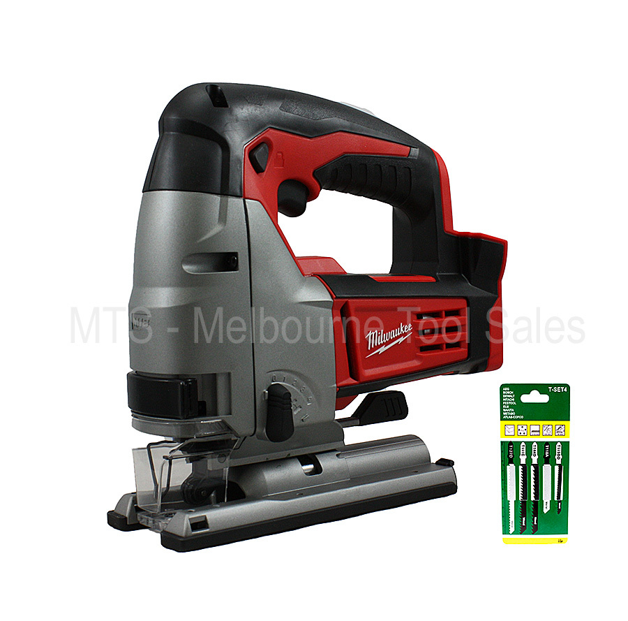 Milwaukee 2645-20 / HD18JS-0 M18 Cordless 18v Lithium Ion Jig Saw With Bonus Pack Of 5 Blades - Milwaukee Power Tools