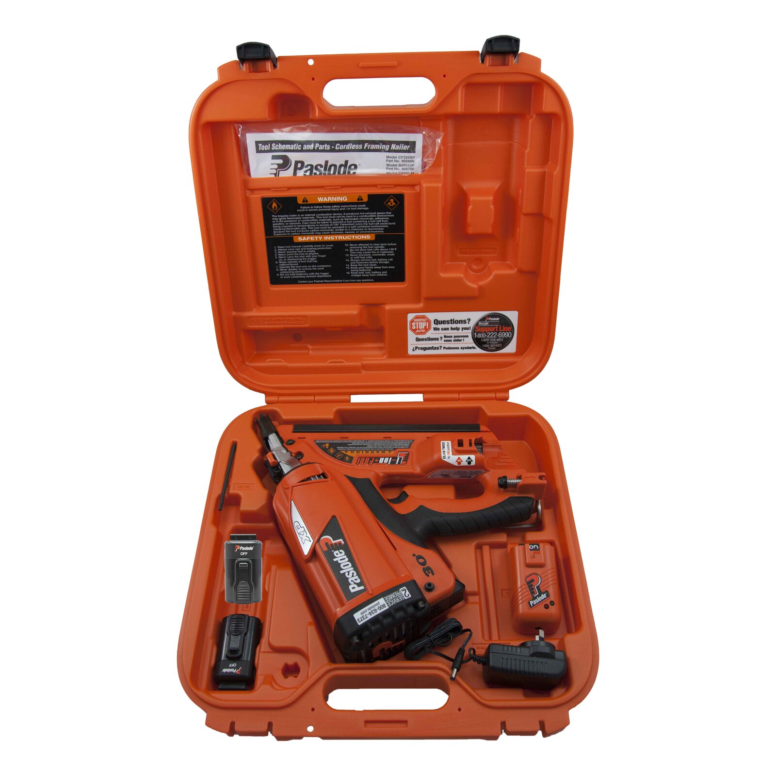Paslode 905600 CF325XP Lithium Li Ion Framing Nailer Nail Gun With 2