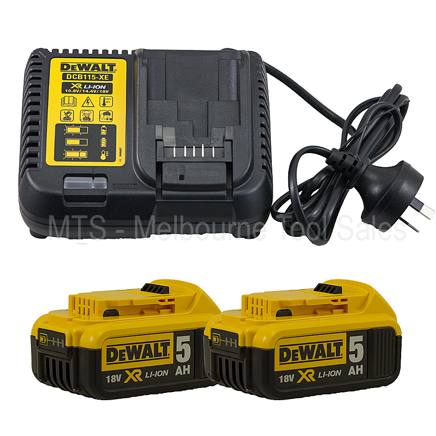 Buy Dewalt Dcb115-Xe 18V / 20V Xr Li-Ion Charger With 2 X Dcb184  Ah  Batteries Online | Melbourne