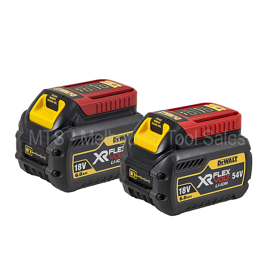 Buy Dewalt Dcb546 18V 54V 6.0Ah Lithium Ion Xr Flexvolt Batteries X 2 Online Melbourne Tool Sal