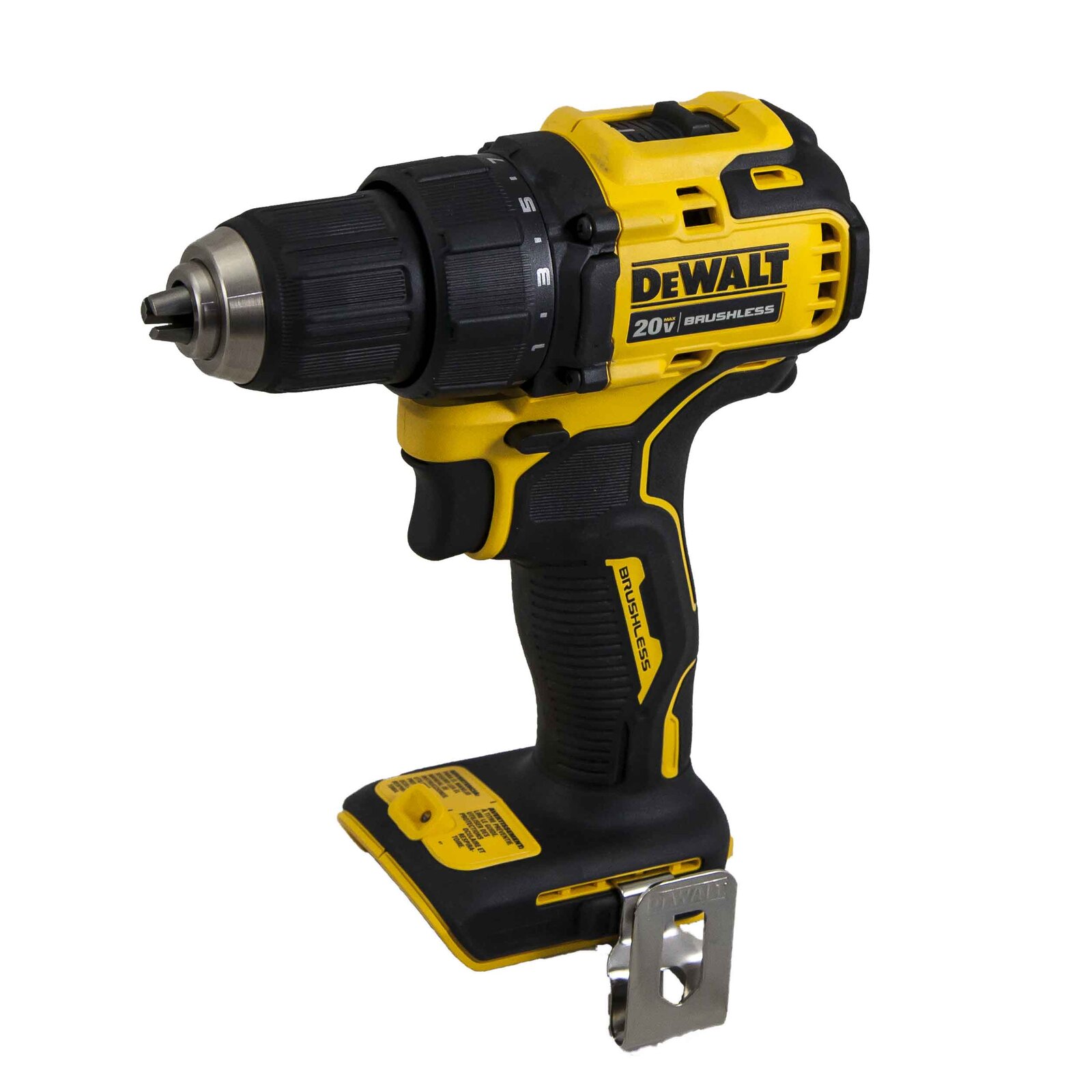 DEWALT 20V Max Compact Lithium Battery Brushless Electric Drill Driver ...