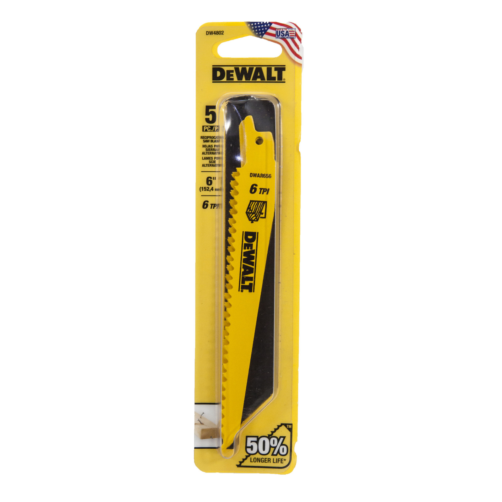 Dewalt reciprocating saw on sale blades for wood