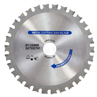 136Mm Circular Saw Metal Cutting Blade 30 Teeth 20Mm Arbor Replaces Panasonic Ey9Pm13C