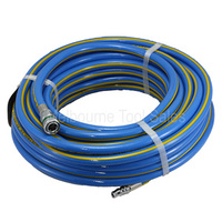 20 Metre Air Compressor Hose 232 / 928 Psi With Permanent Nitto Fittings Non-Kink