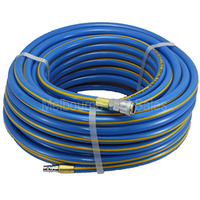 30 Metre Air Compressor Hose 232 / 928 Psi With Permanent Nitto Fittings Non-Kink
