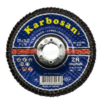 Flap Disc 125 X 22 930430 Karbosan - For Metal And Stainless Steel