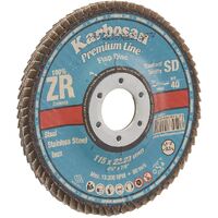 Flap Disc 115 X 22 Karbosan 983450 For Metal And Stainless Steel