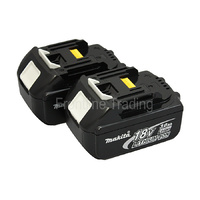 Genuine Original 2 X Makita 18V 3AH Batteries BL1830 Lith Ion