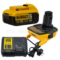 Genuine Dewalt Dca1820 18V Xrp To Xr 18V / 20V Battery Adaptor With Dcb184 5.0 Battery