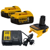 Genuine Dewalt Dca1820 18V Xrp To Xr 18V / 20V Battery Adapter With 2 X Dcb184 Batteries