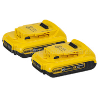 Genuine Dewalt Dcb203 / Dcb183 18V / 20V 2.0 Ah Xr Lithium Ion Batteries X 2