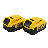 2 X Genuine Dewalt Dcb204 18/20V 4.0Ah Max* Premium Xr Lithium Ion Slide Battery 