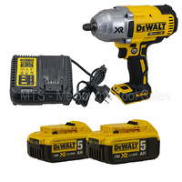 Genuine Dewalt Dcf899Hb 18V / 20V Brushless Xr 3 Spd Impact Wrench With 2 X Dcb184 5 Ah And Charger