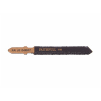 Faithfull Jigsaw Blades Pack Of 5 Tct Riff Tile Cutting 50Mm
