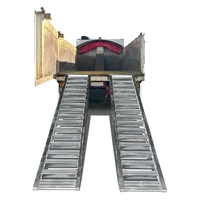 Ramptec 2 Tonne 3.5 Metre X 500mm Aluminium Loading Ramps Heavy Duty Rubber Track Use