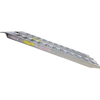 Ramptec 6.5 Tonne 3.5 Metre X 405mm Aluminium Loading Ramps Heavy Duty Rubber Track Use