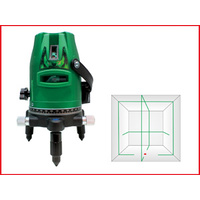 Green Line Laser 4V1H1D 4 Vertical And 1 Horizontal Line 360 Rotating Base