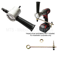 Double Headed Sheet Metal Nibbler Cutter With Round Cutting Accessory