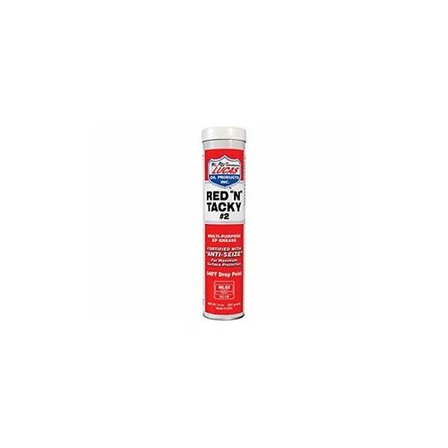 5 x LUCAS 10005 Grease, Red and Tacky / Cartridge / Tube 397g red ‘n’ tacky