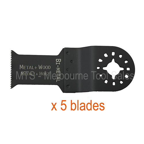 Multi Tool Bi-Metal Blades (X 5) Hcs E-Cut 45Mm Universal Fit Suits Most Brands