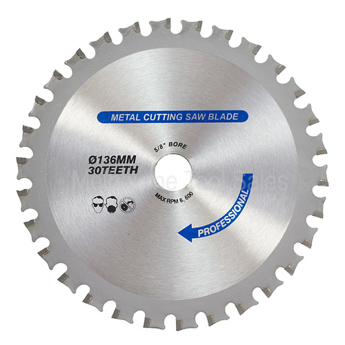 Tct Metal Cutting Saw Blade 136Mm X 30T Fits Certain Makita Models