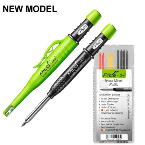 Pica - Dry Automatic Pencil/Marker 3030 With Water Soluble Refill Pack 4020