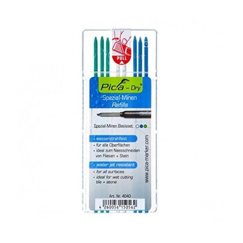 Pica Dry Special Water Jet Resistant Permanent Refills 4040 Pack Of 8 