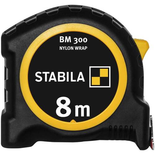 Stabila BM 300 Tape Measure 8m Metric 1000 Scale 19572 BM 300