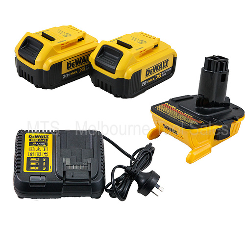 Genuine Dewalt Dca1820 18V Xrp To Xr 18V / 20V Battery Adaptor With 2 X Dcb204 Batteries