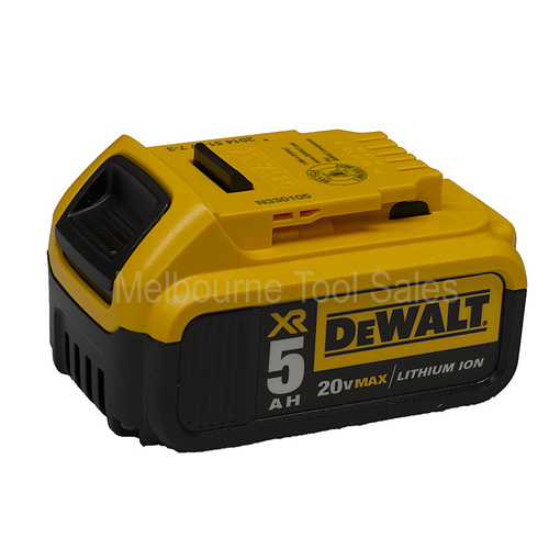 Genuine Dewalt Dcb205 18V / 20V Max Premium Xr 5.0 Ah Slide Lithium Ion Battery