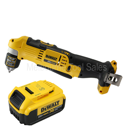 Genuine Dewalt Dcd740 18V 20V Max* Lithium Ion Cordless Slide Type 3/8" Right Angle Drill/Driver With Dcb182 Battery
