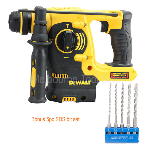 Dewalt Dch253 18V Xr Li-Ion Heavy Duty 3 Mode Cordless Sds Hammer Drill