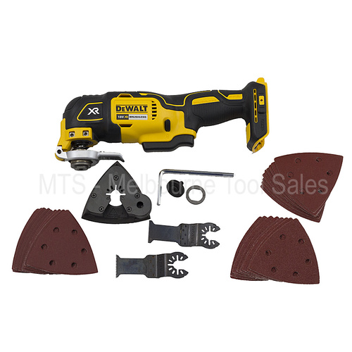 Dewalt Dcs355 18V 20V Max Xr Cordless Brushless Oscillating Multi Tool With Sanding Pad And 25 Sheets