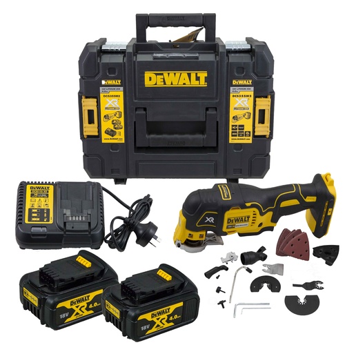 Dewalt Dcs355 18V / 20V Cordless Brushless Multi Tool Kit - 35Pc Accessories K