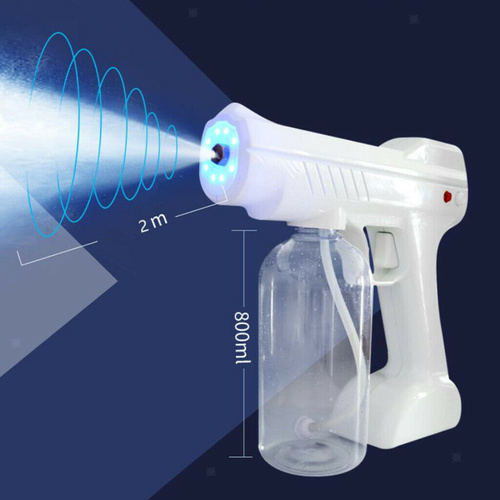 Cordless Nano Atomizer Fogging Sprayer Mist Machine 800Ml - With Zoono Z71 5 Ltr