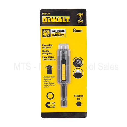 Cleanable shop nut driver