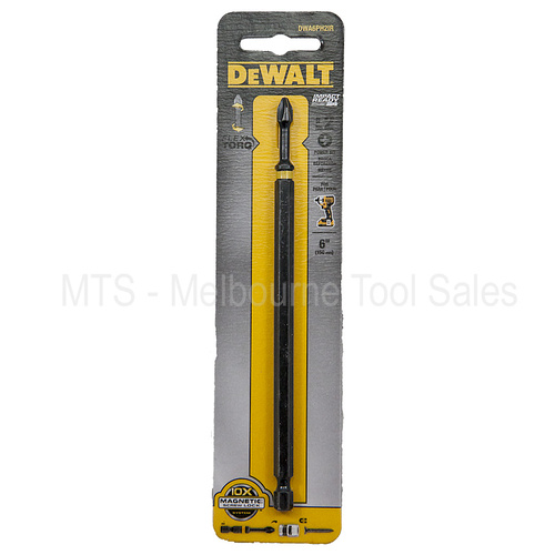 Dewalt 6" Ph2 Impact Ready Magnetic Bit - Dwa6Ph2Ir