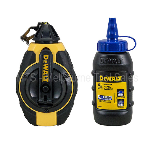 Dewalt 30M Chalk Line / Reel With Blue Chalk Dwht47373L