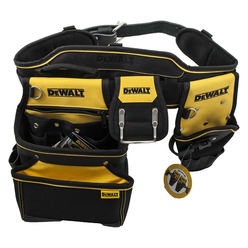Dewalt Tool Belt / Nail Bag Heavy Duty Pouch Full Rig Dwst1-75552