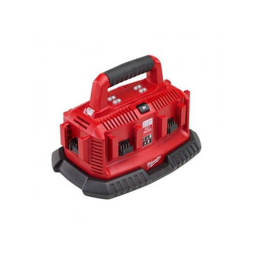 MILWAUKEE 18V 6 Bay Sequential Battery Charger M1418C6