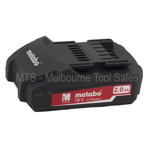 Metabo 18V Lithium- Ion 18V 2.0 Ah Battery Pack 6.25596