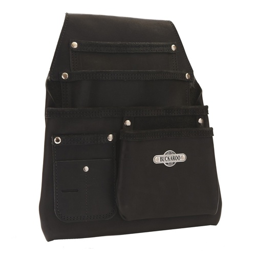 Buckaroo 4 Pocket Low Drop Nail Bag [Colour: Black]