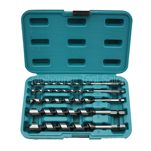 Makita 5 Piece Auger Bit Set With Carry Case