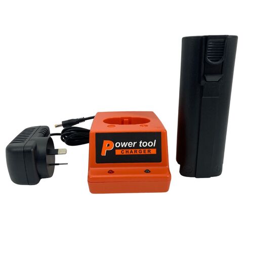 Generic Charger Base & Power Supply To Suit Paslode Nail Gun 901230 240 V 6V Ni-Cd with Generic Battery